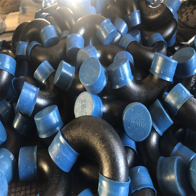 Sch 80 90 درجة الكربون الصلب الكوع A234 WPB MSS سلس 1-1 / 2 `` للاتصال