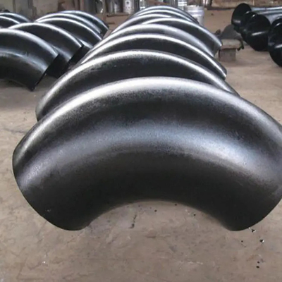 ASTM بعقب اللحام 90 درجة كوع أنابيب الصلب الكربوني EN10253 قياسي