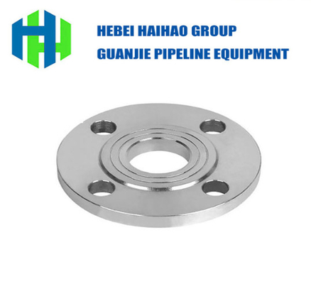 Class 600 Sch 80 SS Weld Neck شفة WN ANSI 150 لون فضي أعمى