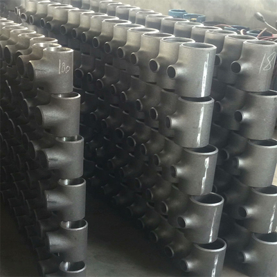 Sch 40 Sch 80 STD Equal Carbon صلب Tees NPT DN200 Seamless for Pipeline