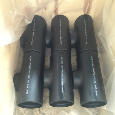 Sch 40 Sch 80 STD Equal Carbon صلب Tees NPT DN200 Seamless for Pipeline