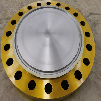 DIN Tri Clamp Threaded Blind شفة ASTM A105N الكربون الصلب مزورة في المخزون