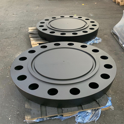 DIN Tri Clamp Threaded Blind شفة ASTM A105N الكربون الصلب مزورة في المخزون