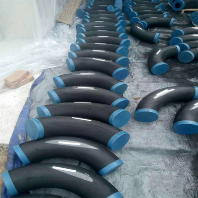 BS DN15 الجدول 40 45 درجة الكوع 4 بوصة الصلب 90 درجة A234 WP1 سلس CS