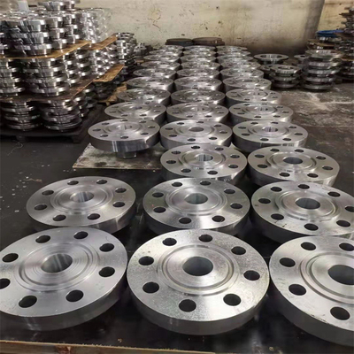حلقات دعم من الفولاذ المقاوم للصدأ ASTM A694 F52 F56 F60 F70 FF PL ANSI شفة وجه مرتفعة