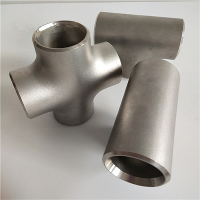 1-48 بوصة 321 JIS غير الملحومة من الفولاذ المقاوم للصدأ لحام DIN2605 Cross Tee Pipe Fitting