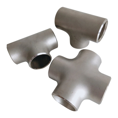 1-48 بوصة 321 JIS غير الملحومة من الفولاذ المقاوم للصدأ لحام DIN2605 Cross Tee Pipe Fitting