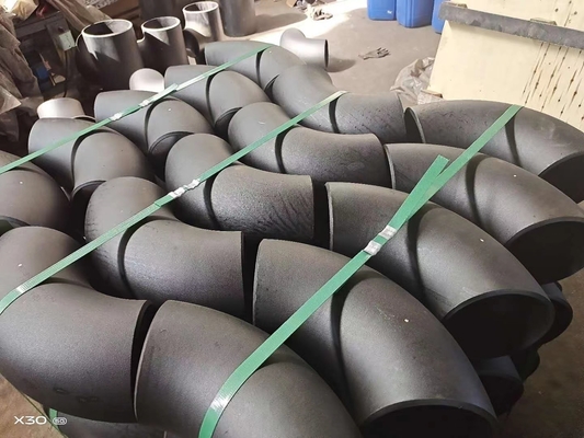 Asme B16.9 سبائك الصلب الكوع طويل نصف قطر تركيبات بوتويلد 90 درجة سلس SCH10S