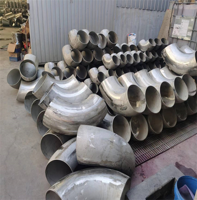 DN300 2 بوصة 90 درجة الكوع مواسير الصلب A234 WPB ANSI B16.9.0