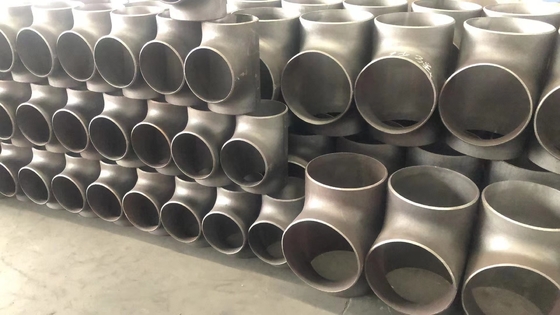 DIN 2391 Class 1500 Tee Carbon صلب Straight Tee Fitting ASTM A53 A234 GR. WPB سلس