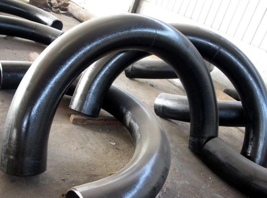 STD 2D 180 درجة كوع أنابيب الصلب ASTM بعقب اللحام DN15 مزورة تجهيزات أنابيب الصلب الكربوني